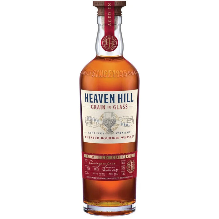 Heaven Hill Grain to Glass Chinquapin Oak Kentucky Straight Wheated Bourbon Whiskey 700ml