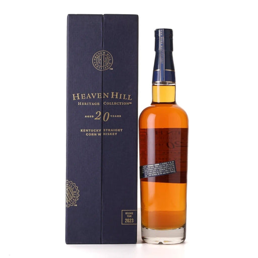 Heaven Hill Heritage Collection 20 Year Old Corn Whiskey 750ml Back