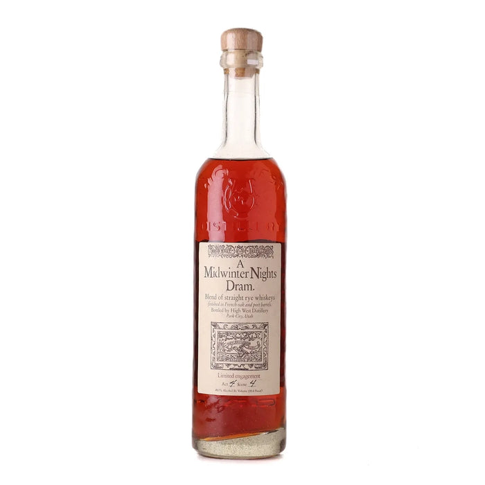 High West A Midwinter Night's Dram Act 4 Straight Rye Whiskey 750ml
