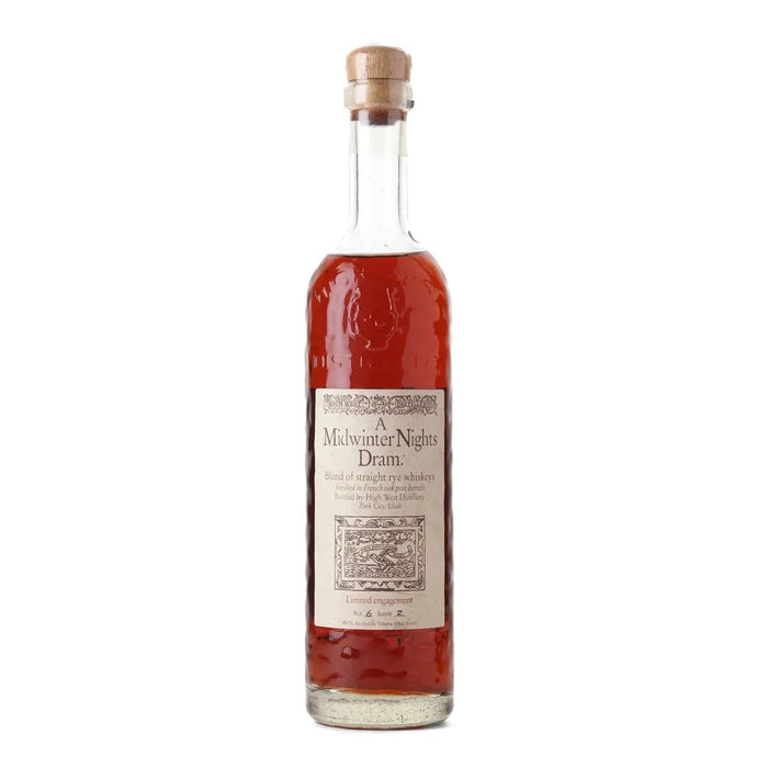 High West A Midwinter Night's Dram Act 6 Straight Rye Whiskey 750ml