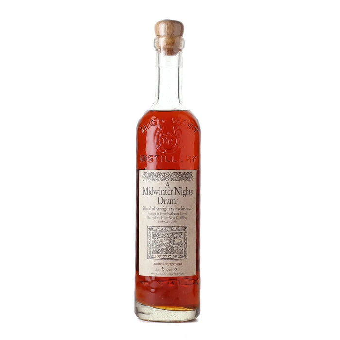 High West A Midwinter Night's Dram Act 8 Straight Rye Whiskey 750ml
