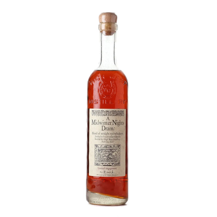 High West A Midwinter Night's Dram Act 9 Straight Rye Whiskey 750ml