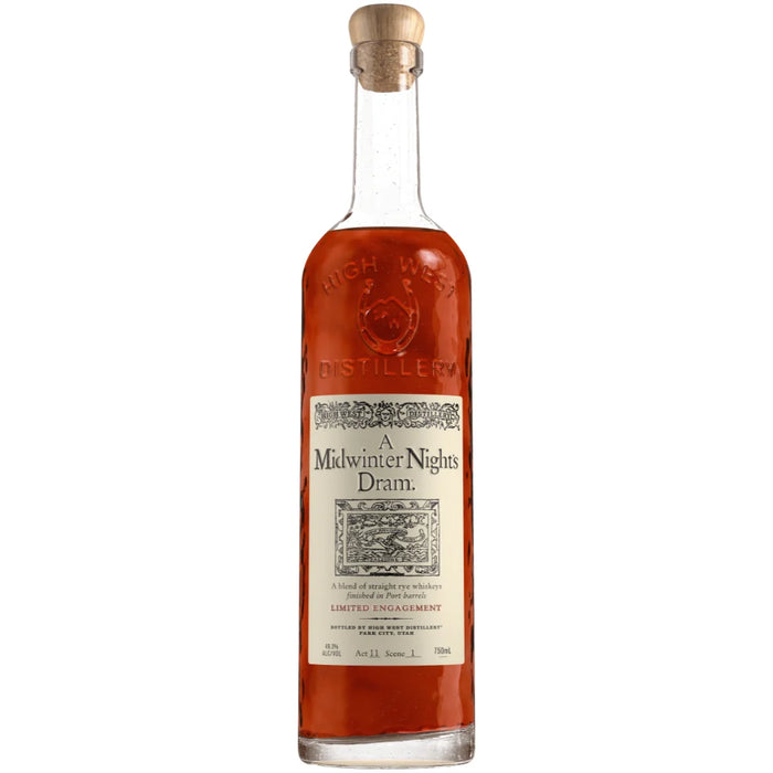 High West A Midwinter Night's Dram Act 11 Straight Rye Whiskey 750ml