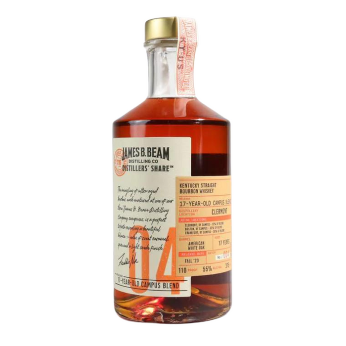 James B. Beam Distiller's Share 04 17 Year Old Clermont Blend Whiskey