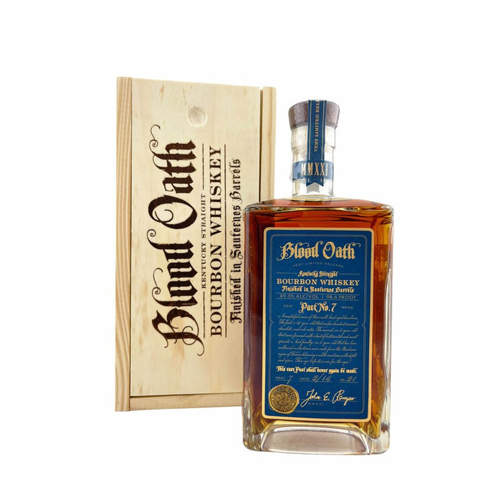 Blood Oath Pact No 7 Bourbon Finished in Sauternes Barrels