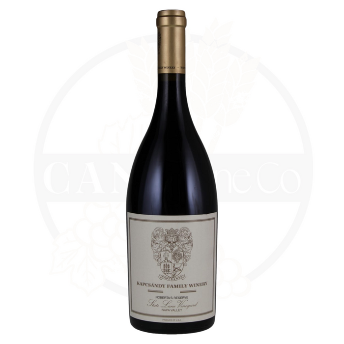 Kapcsandy Family Winery Roberta's Reserve Merlot State Lane Vineyard 2015
