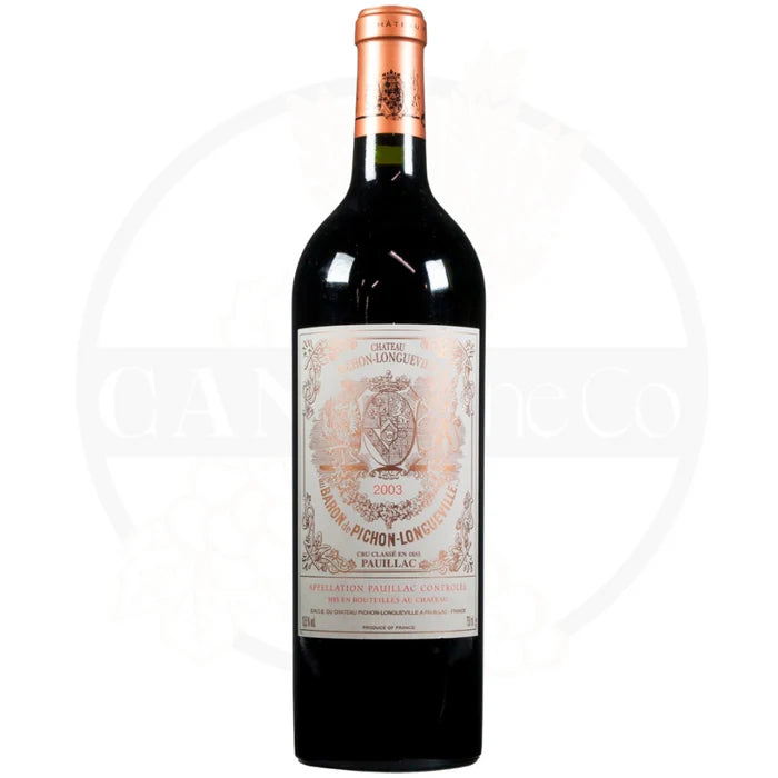 2003 Chateau Pichon Longueville au Baron de Pichon Longueville 3Lt