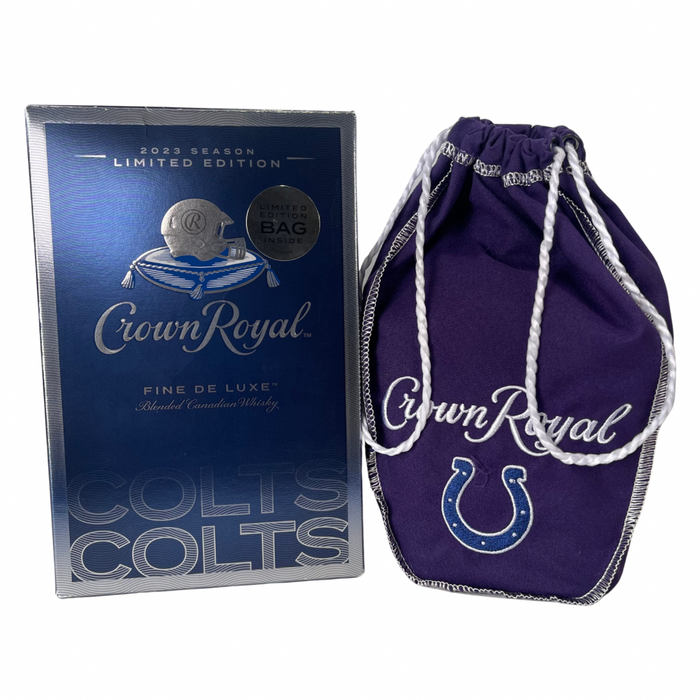 Crown Royal Limited Edition Indianapolis Colts Canadian Whisky 2023 Release