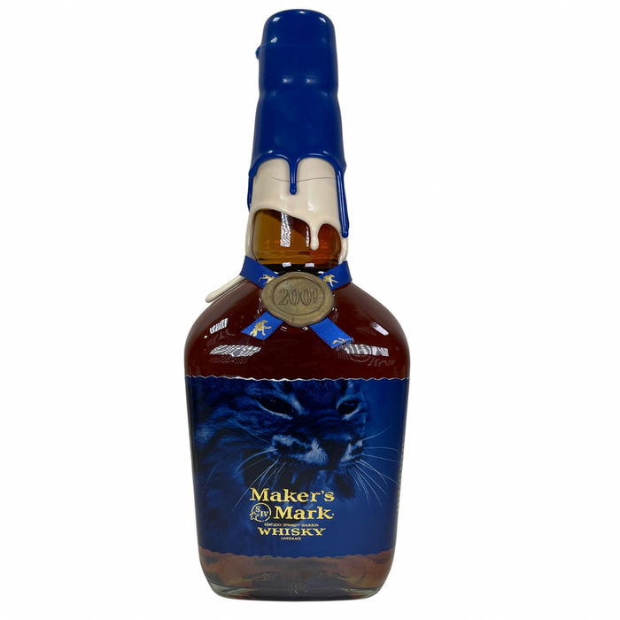 Makers Mark 2001 Keeneland Wildcats Kentucky Straight Bourbon Whisky Bottle #1989