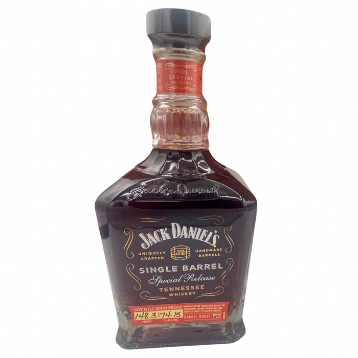Jack Daniel's Single Barrel Special Release COY HILL Tennessee Whiskey 148.3 Proof Black Ink
