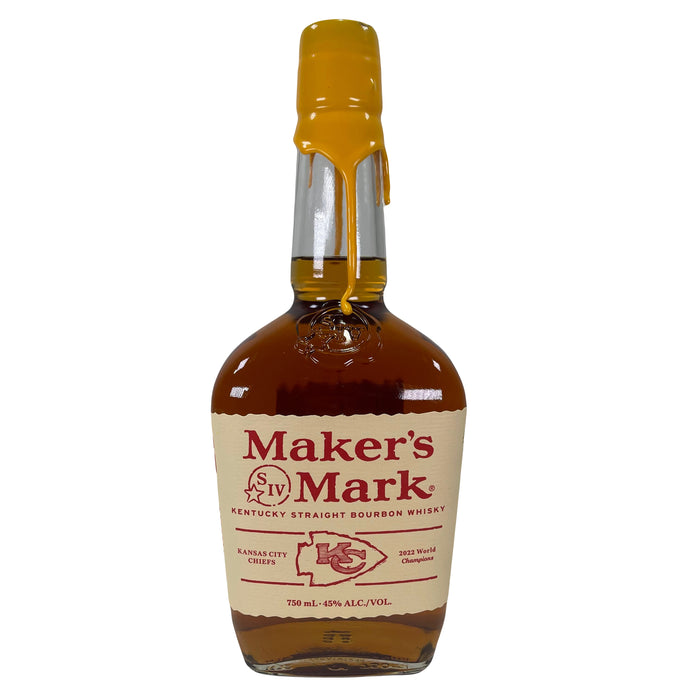 2022 Maker's Mark Kansas City Chiefs World Champions Kentucky Straight Bourbon Whisky 750ml