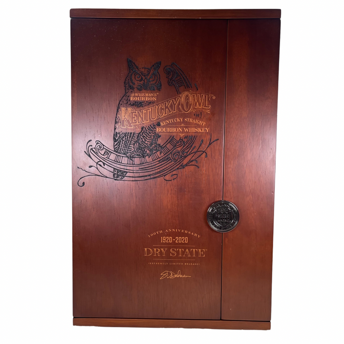 Kentucky Owl Dry State 100th Anniversary Limited Edition Straight Bourbon Whiskey 750ml - Damaged