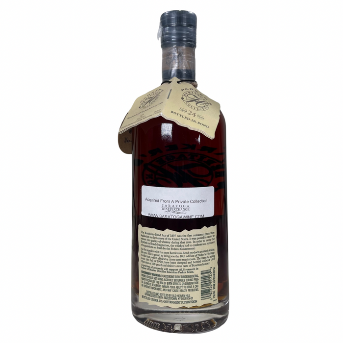 Parker's Heritage Collection 10th Edition Fall Release 24 Year Old Straight Bourbon Whiskey 750ml - Damaged