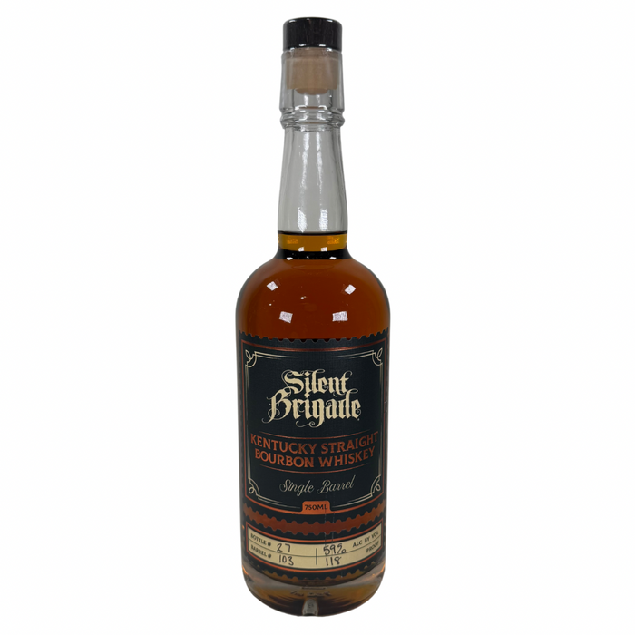 Silent Brigade Barrel Proof Single Barrel Straight Bourbon Whiskey 750ml