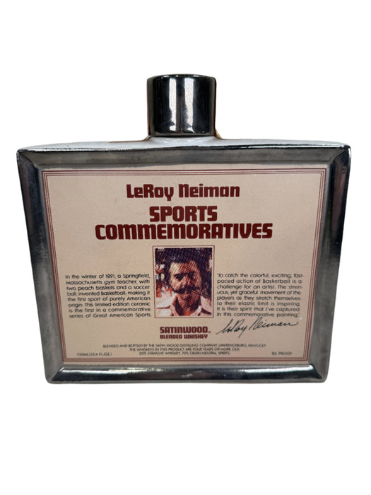 LeRoy Neiman Sports Commemoratives Decanter Satinwood Blended Whiskey 750ml