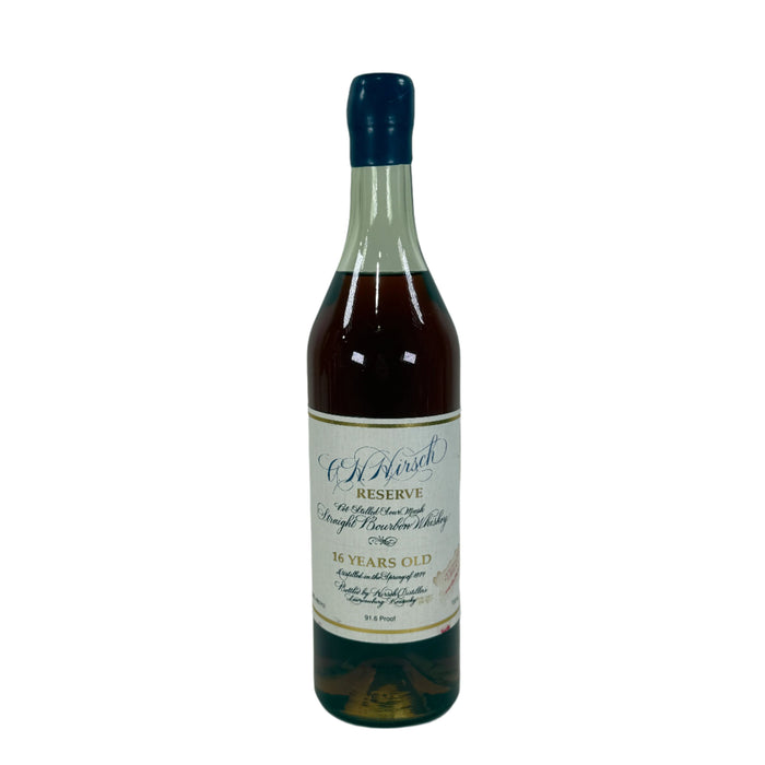 1974 A.H. Hirsch Reserve 16 Year Old Straight Bourbon Whiskey Blue Wax 750ml