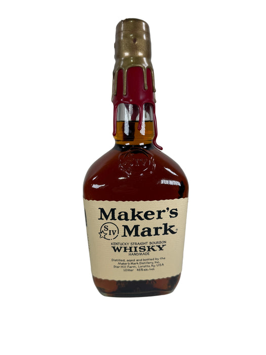 2002 Makers Mark Gold/Red signed by Bill Samuels Jr 750ml