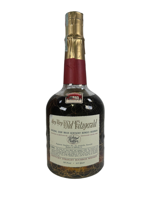 1967 Old Fitzgerald Bonded Very Very Old 12 Year Old Bourbon Whiskey 4/5 Quart