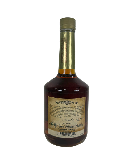 Pre 2010s Old Rip Van Winkle Handmade 10 Year Old 107 Proof Kentucky Straight Bourbon Whiskey Squat Bottling 750ml