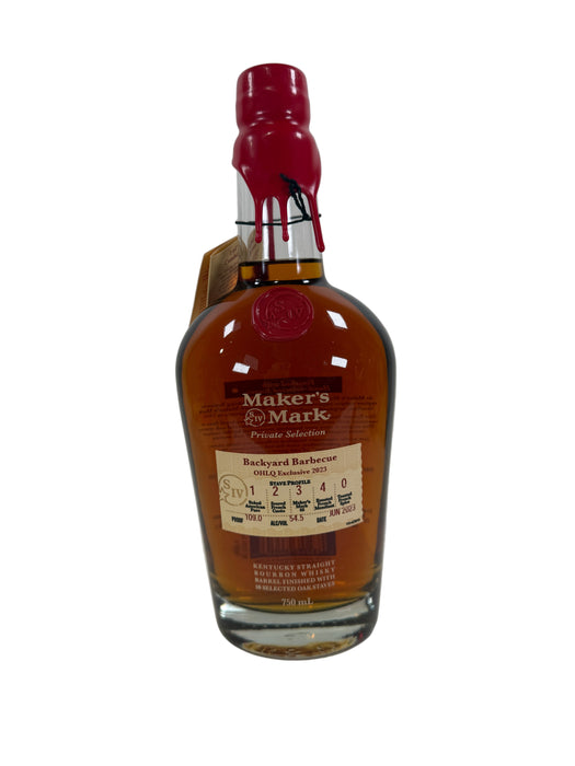 2023 Maker's Mark Private Selection 'Backyard Barbecue' Kentucky Straight Bourbon Whisky 750ml