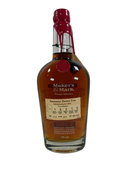 2022 Maker's Mark Private Selection 'Summer Sweet Tea' Kentucky Straight Bourbon Whisky 750ml