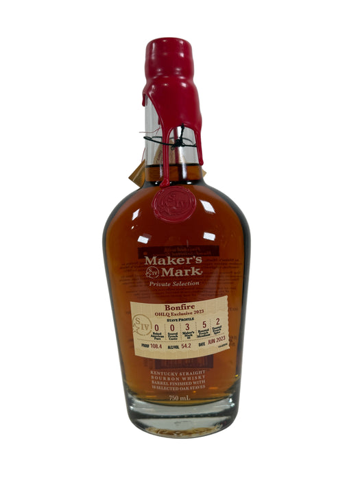 2023 Maker's Mark Private Selection 'Bonfire'  Kentucky Straight Bourbon Whisky 750ml