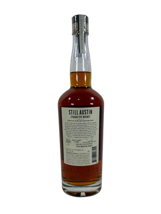 Still Austin Distillery Reserve Series Vulture Straight Rye Whiskey 750ml