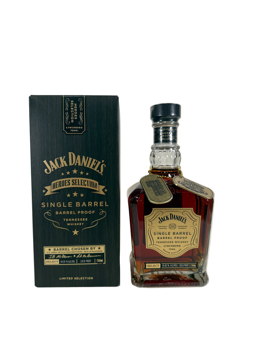 Jack Daniel's Single Barrel Barrel Proof Heroes Selection JB & LB McGowan Whiskey 750ml