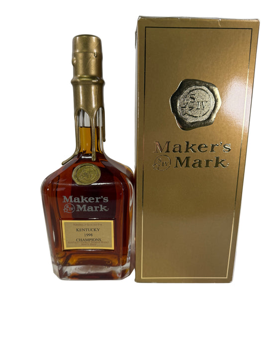 Maker's Mark Gold VIP 1998 UK Champions Kentucky Straight Bourbon Whisky 750ml