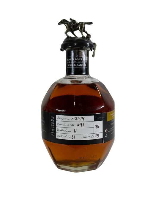2014 Blanton's La Maison du Whisky Warehouse H Single Barrel Bourbon Whiskey 700ml