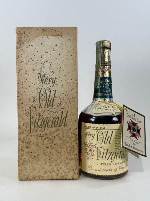 1962 Old Fitzgerald Very Old 8 Year Old Bourbon Whiskey 1/2 Pint