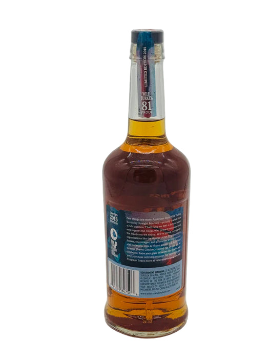 2015 Wild Turkey 81 Veteran Artist Program Edition Kentucky Straight Bourbon Whiskey 750ml