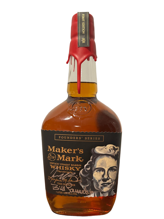 2020 Maker's Mark 1st Edition Founder's Series The Designer Margie Samuels Kentucky Straight Bourbon Whiskey 1Lt Signed By Aaron Kizer