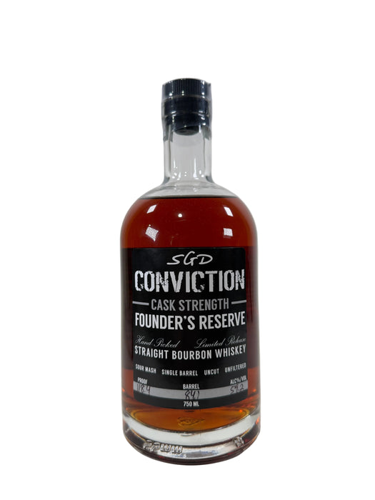 Conviction Founder's Reserve Straight Bourbon Whiskey 750ml