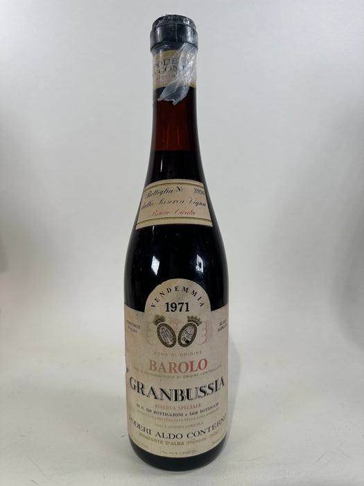 1971 Poderi Aldo Conterno Barolo Granbussia Riserva Speciale 750ml