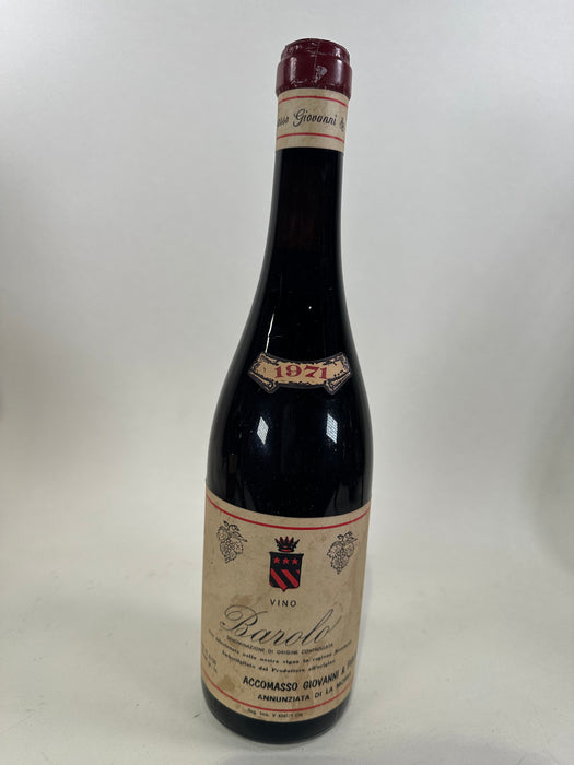 1971 Lorenzo Accomasso Giovanni & Figlio Barolo Rocchette Annunziata 750ml