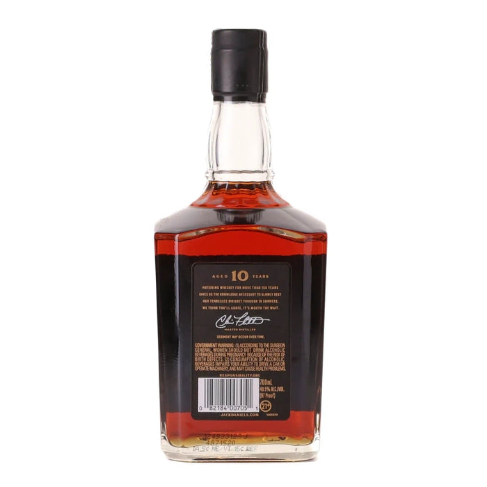 Jack Daniel's 10 Year Old Batch 03 Tennessee Whisky 700ml Back