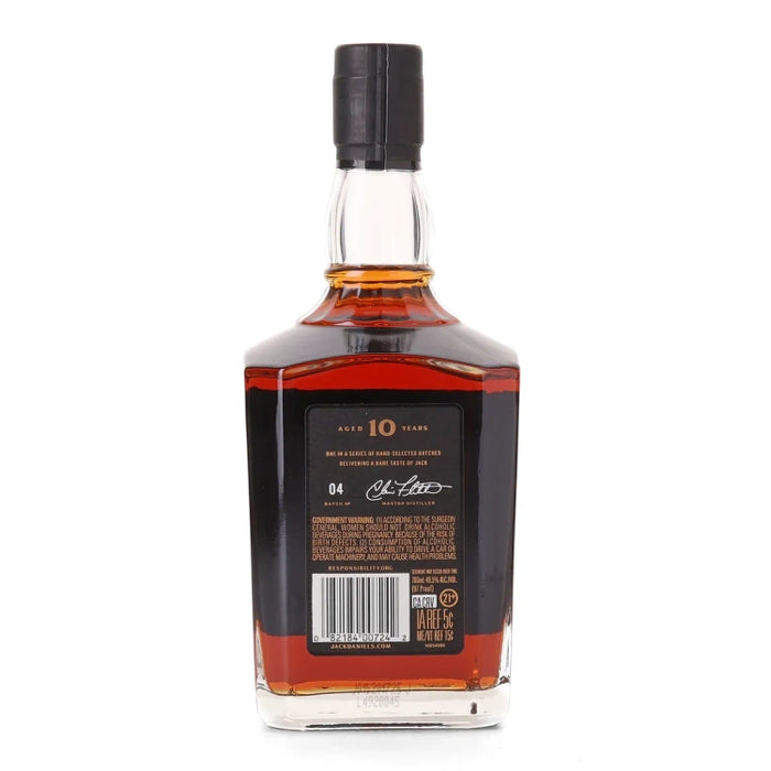 Jack Daniel's 10 Year Old Batch 04 Tennessee Whisky 700ml Back