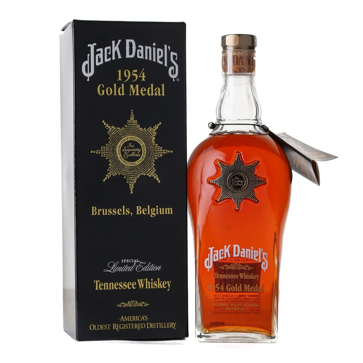 Jack Daniel's 1954 Gold Medal Series Brussels Belgium Tennessee