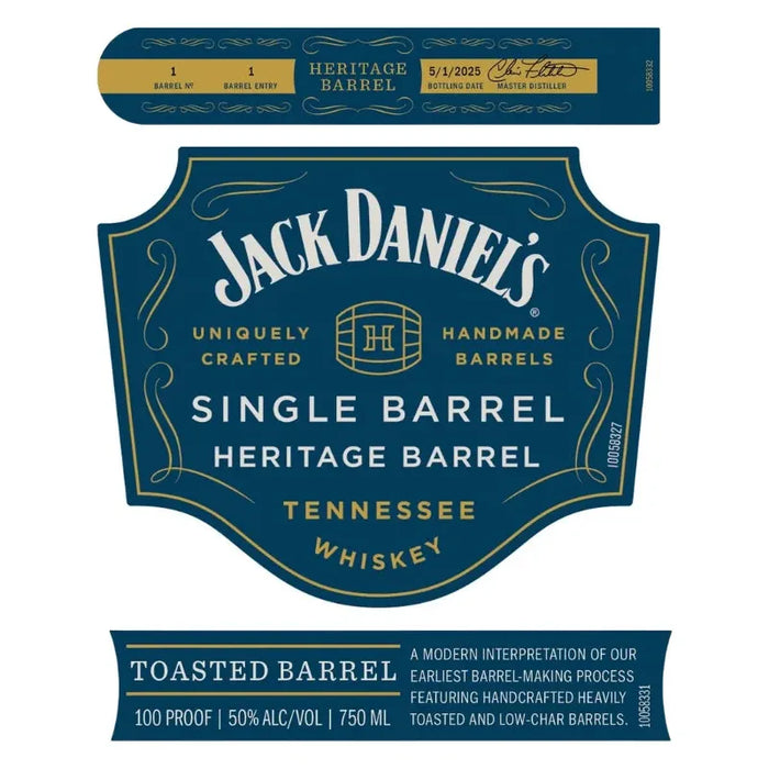 Jack Daniel's Toasted Barreled Special Release Heritage Barrel Tennessee Whiskey 750ml