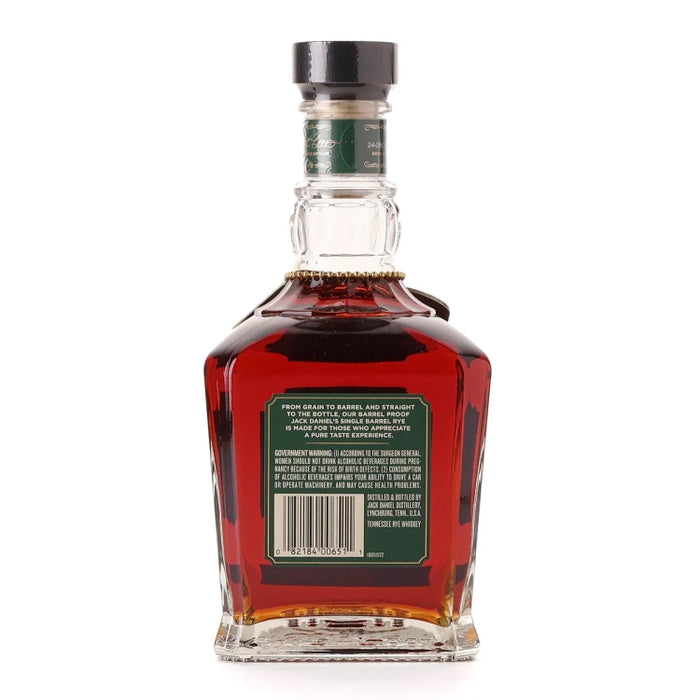 Jack Daniel's Single Barrel Heroes Selection Melvin H Keebler Rye 750ml Back