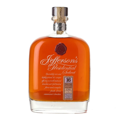 Jefferson's Presidential Select 16 Year Old Batch No. 1 Bourbon 750ml