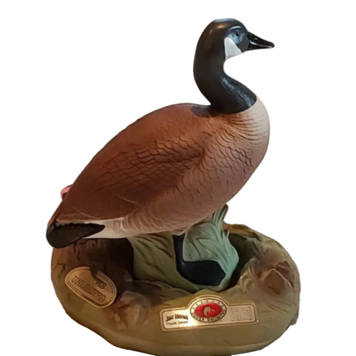 Jim Beam Ducks Unlimited 1990 Canada Goose Decanter 750ml