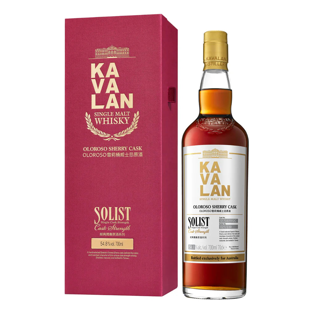ウイスキー KAVALAN SOLIST Oloroso Sherry Cask 700ml Kavalan Solist Oloroso Sherry Cask Strength Single Malt Whisky