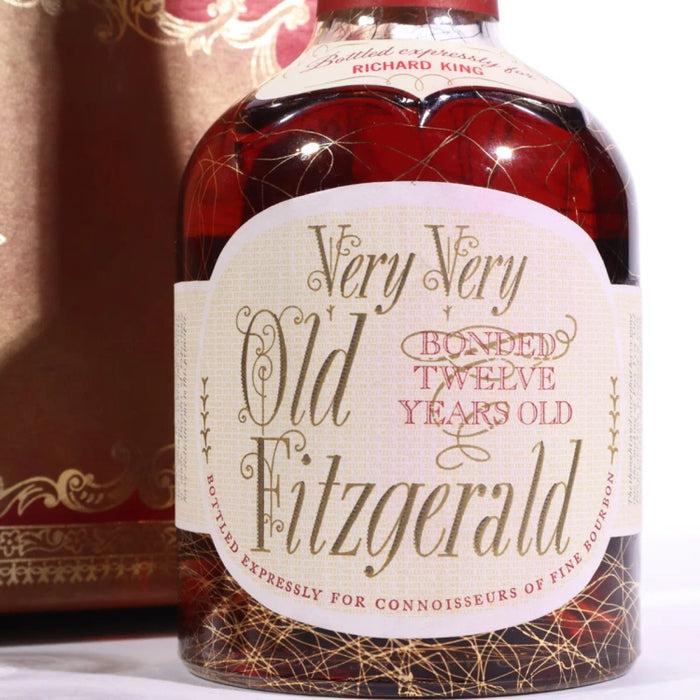 1967 Old Fitzgerald Bonded Very Very Old 12 Year Old Bourbon Whiskey With Box and Glasses 4/5 Quart