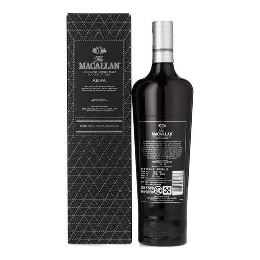 Macallan Aera Single Malt Scotch Whisky 700ml Back