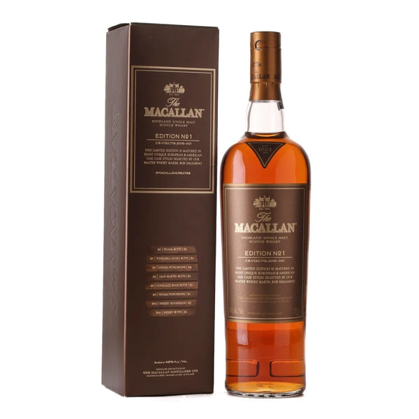 ウイスキー MACALLAN single malt scotch whiskey Macallan Edition No 1 Single Malt Scotch Whisky 750ml - Cana Wine