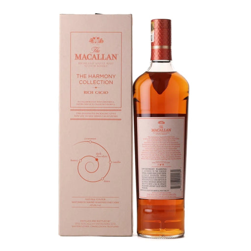 Macallan Harmony Collection Rich Cacao Single Malt Scotch 750ml Back