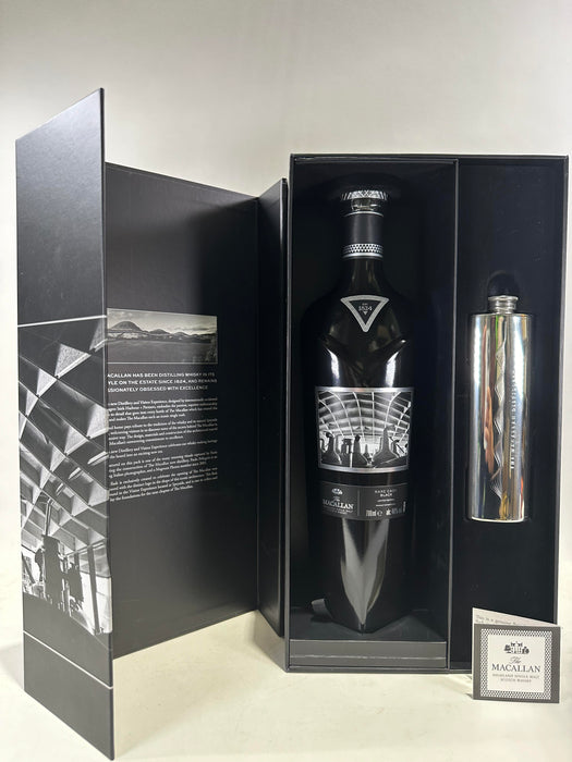Macallan Rare Cask Black Limited Edition Pewter Flask 2018