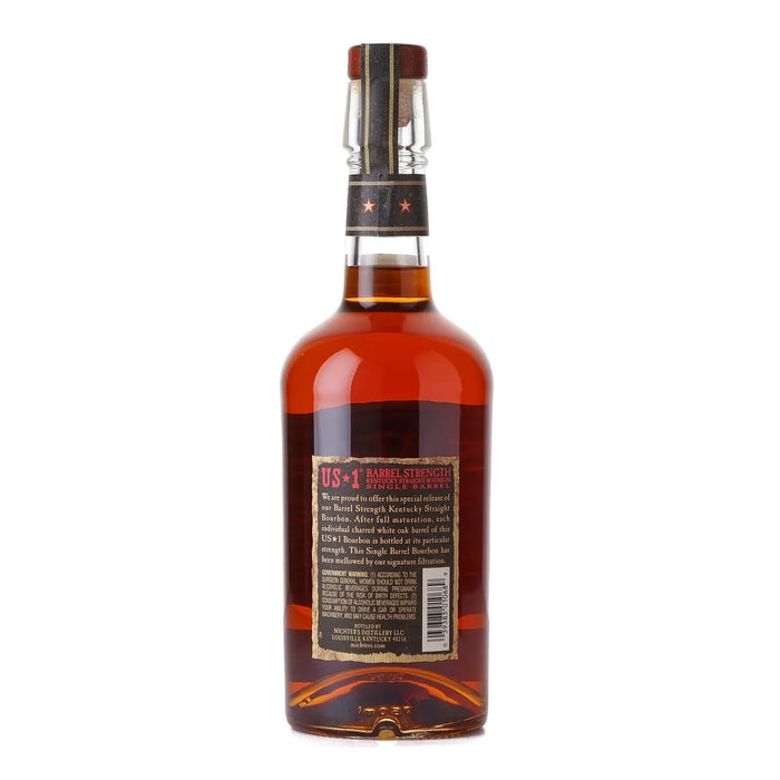 Michter's US-1 Limited Release Barrel Strength Kentucky Straight Bourbon Whiskey 750ml Back